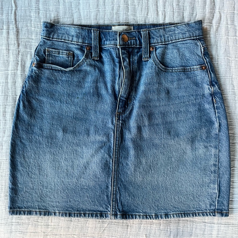 Universal Thread Blue Denim Mini Skirt